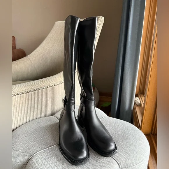 La Canadienne Stevie black leather boots. - Picture 5 of 8